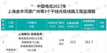 中國電信3.64億干線光纜工程招標(biāo) 監(jiān)理服務(wù)金邊項目的價值與挑戰(zhàn)